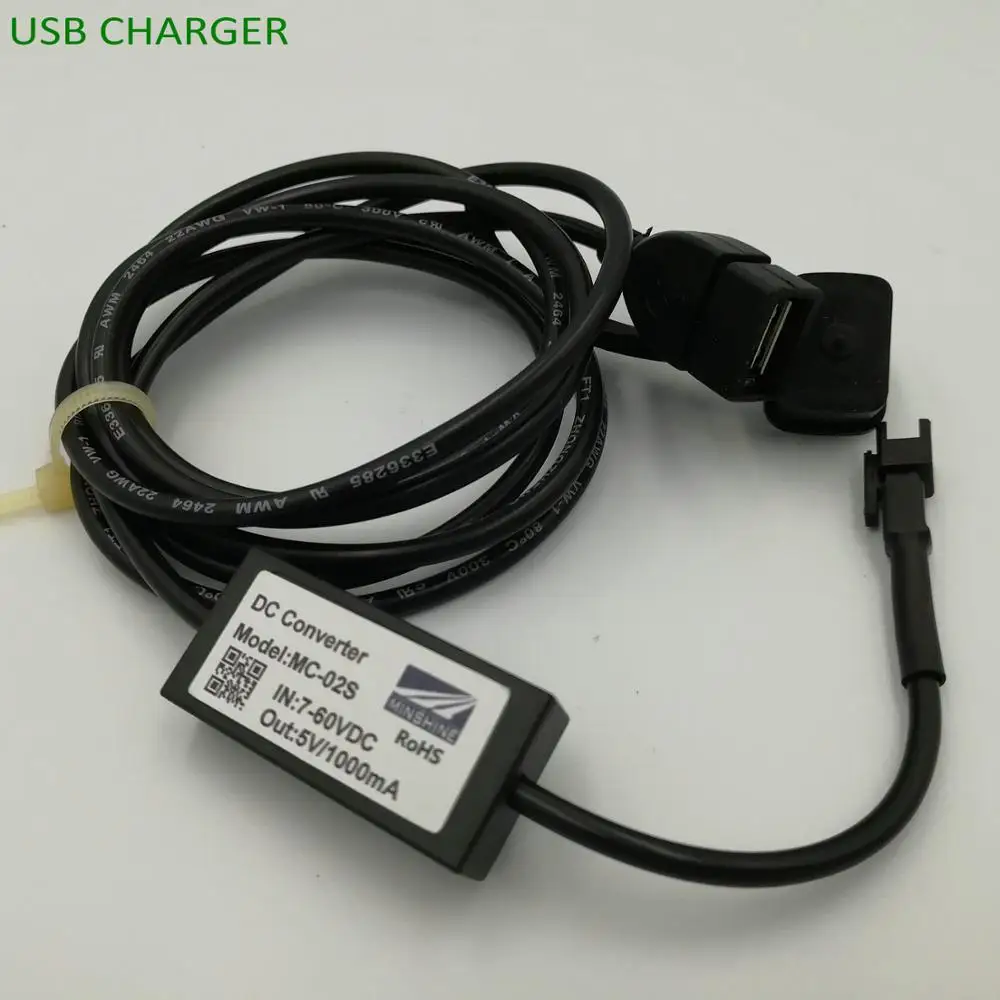 USB мобильное зарядное устройство DC преобразователь 7-60 в DC до 5 В DC зарядка/питание для телефона подключение дисплея/контроллер скутера ebike часть