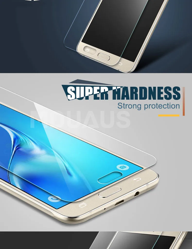 Protective Glass on the For Samsung Galaxy A3 A5 A7 J3 J5 J7 A6 A8 A9 Tempered Screen Protector Glass Film