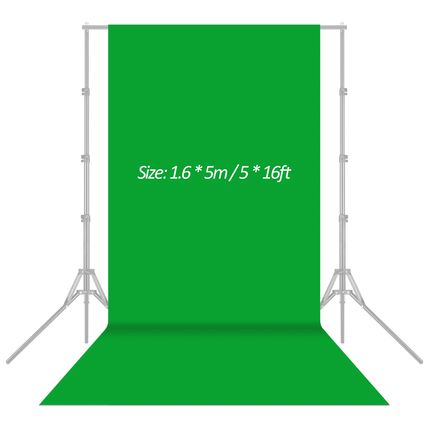 Фон для студийной фотосъемки из нетканого материала однотонный Белый Зеленый