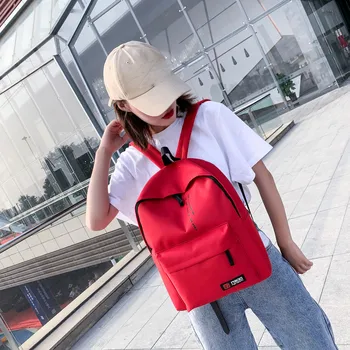 

Canvas Backpack Men And Women Large Capacity Oxford Cloth Out Of Leisure Bag рюкзак школьный mochila feminina #40