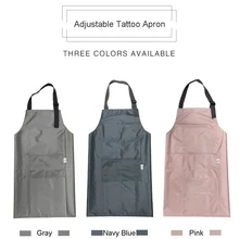 

Adjustable Tattoo Apron With Neck Straps Tools Pockets Handmade Waterproof Working Aprons Tattoo Apron Accessories Supply