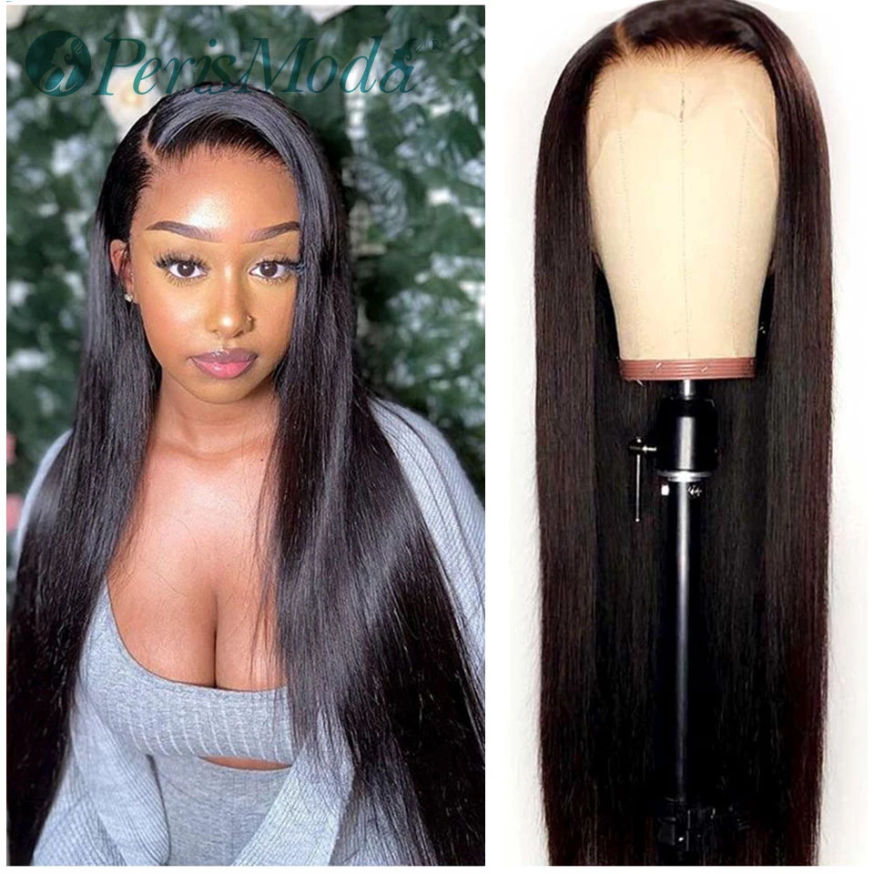 Lace Front Wigs Long Straight Synthetic Wigs For Black Women Natural Density Black Straight Wig Heat Resistant Fiber Hair Wigs Synthetic Lace Wigs Aliexpress