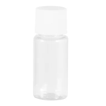 

25pcs Sample Bottles Empty 10ml Refillable Transparent Plastic Toiletry Lotion Liquids Shampoo Containers Dispenser Bottles