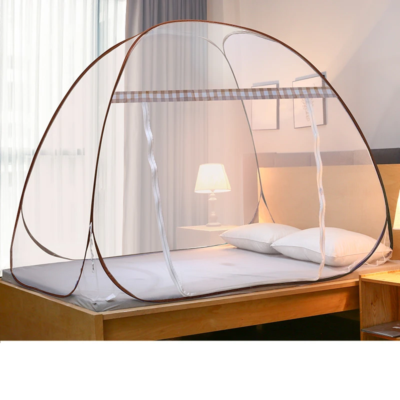 

New Fluorescent zipper Mosquito Net Girls Room Decor Mosquito Net encryption Yurt Mosquito Net For Home Outdoor Camping Travel