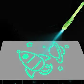 

3D Light Up Magic Kids Drawing Board Toy Large Doodle Board Writing Painting Sketch Pad For Children Educational Kids