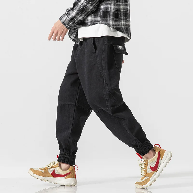 

2019 New Style Japanese-style Brushed Casual Pants Men's Autumn And Winter Loose-Fit Trend Versatile Skinny Pants MEN'S Trousers