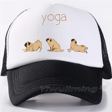 Бренд собака мопс бейсболки женские мужские Snapback сетчатая шапка Дальнобойщик открытый спортивный, для укрытия кепки дропшиппинг