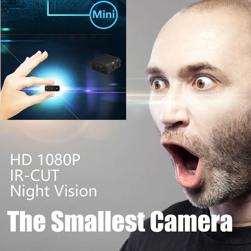 

HD 1080P Infrared Night Vision Security Cameras Loop Recording Support 32GB Card XD IR-CUT Smart Mini Surveillance Camera