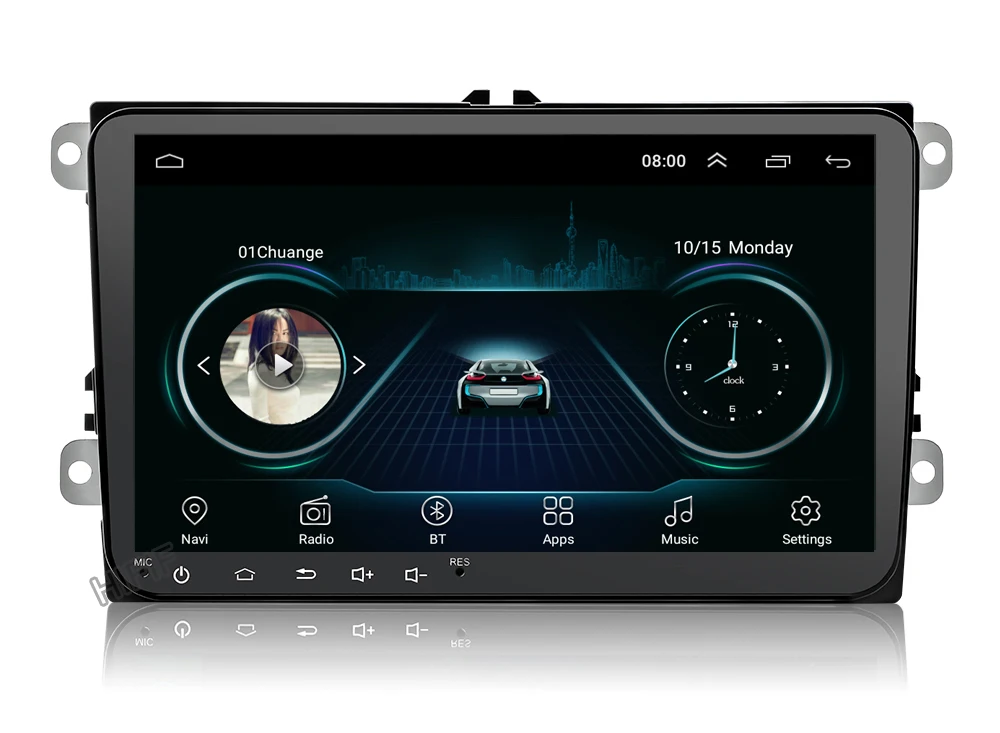 " Android 8,0 Octa/четырехъядерный автомобильный проигрыватель радио gps без DVD для vw Volkswagen Golf Plus Passat CC Touran Tiguan Sharan Skoda Seat