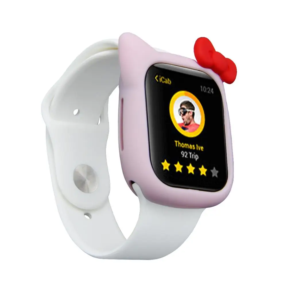 Чехол Serilabee KIT TY CAT для apple watch 4 5/3/2/1 40 мм 44 мм милый защитный силиконовый чехол s для iwatch series 4 5/3/2/1