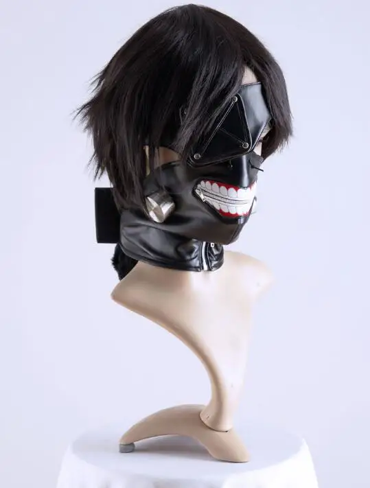 Японское аниме кигуль канеки Кен костюмная маска косплей реквизит кожаная маска