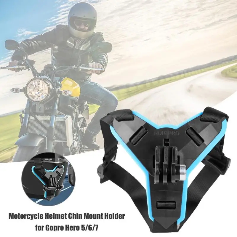 Уход за кожей лица мотоциклетный шлем для подбородка с фиксированным креплением противоударный держатель кронштейн адаптер Поддержка для экшн-Камеры Gopro Hero 5/6/7 для спортивной экшн-камеры
