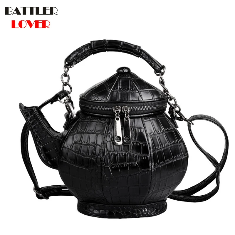 Fashion Funny Teapot Shaped Handbag Women
