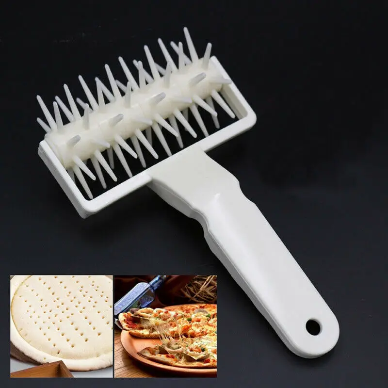 FAROOT 1PCS Pizza Pastry Roller Pin Baking Cookie Biscuit Dough Pie Holes Puncher Tool Punch | Дом и сад