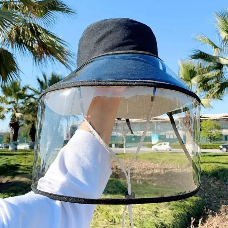 

Removable Anti-saliva Dust-proof Full Face Protective Cover Mask Visor Shield 40JF