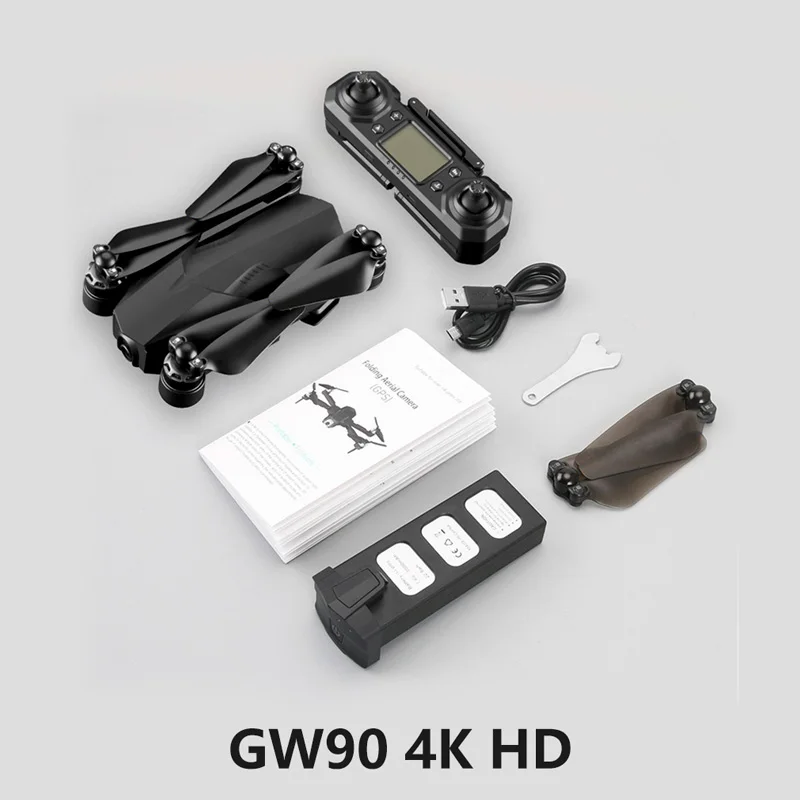 Gps Дрон 4K Дрон с HD камерой удержание высоты Следуйте за мной RC Квадрокоптер Wifi FPV Дроны с камерой HD VS F11 PRO ZEN K1 E520 - Цвет: 4K HD