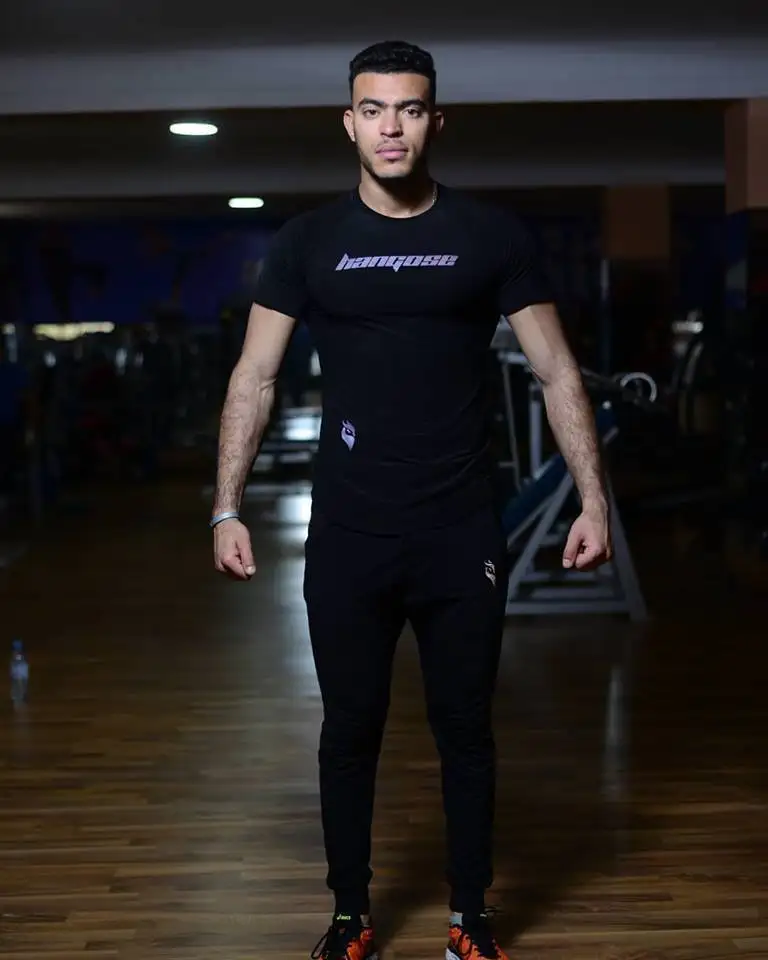 Облегающая футболка с надписью «Muscle Brother», Новинка лета, повседневная мужская Спортивная футболка с рукавом реглан и коротким рукавом