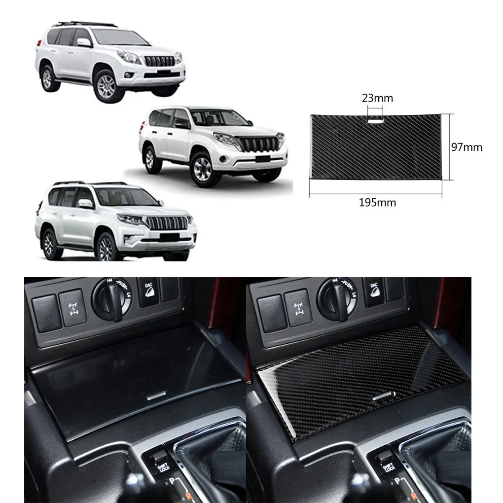Замена для Land Cruiser Prado 2010- панель из углеродного волокна Защитная Наклейка Декор зеркало заднего вида и 2 шт