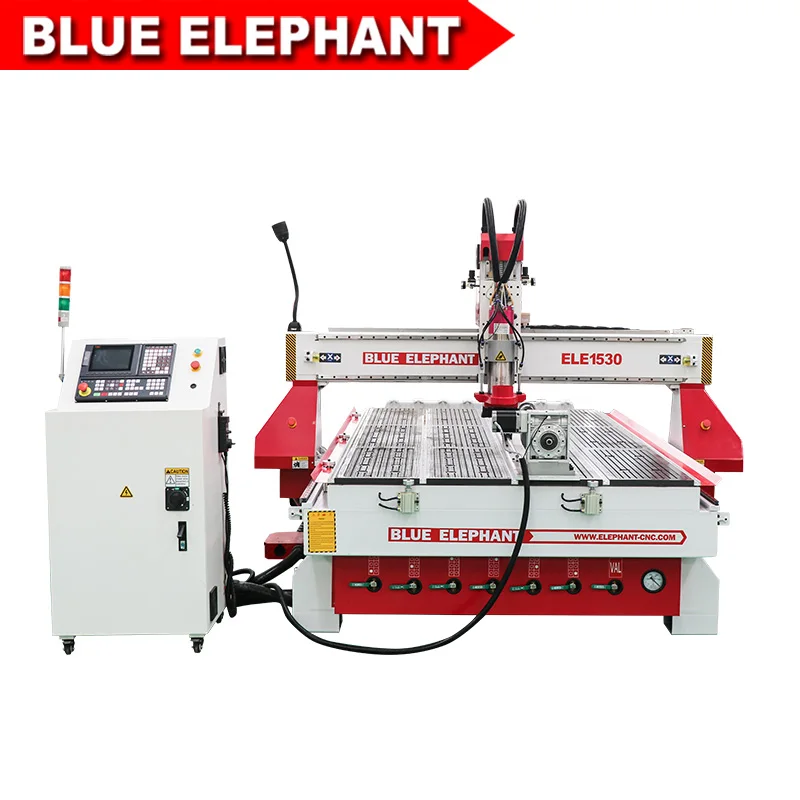Синий слон cnc 1530 atc станок для резки деревянного профиля 3d гравировальный станок с ЧПУ с шпинделем водяного охлаждения