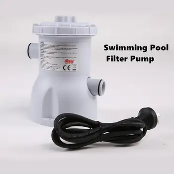 

EU/UK plug Electric Swimming Pool Filter Pump Electric System Filter Kit Summer Pool Water Cleaning Kit garden Supplies