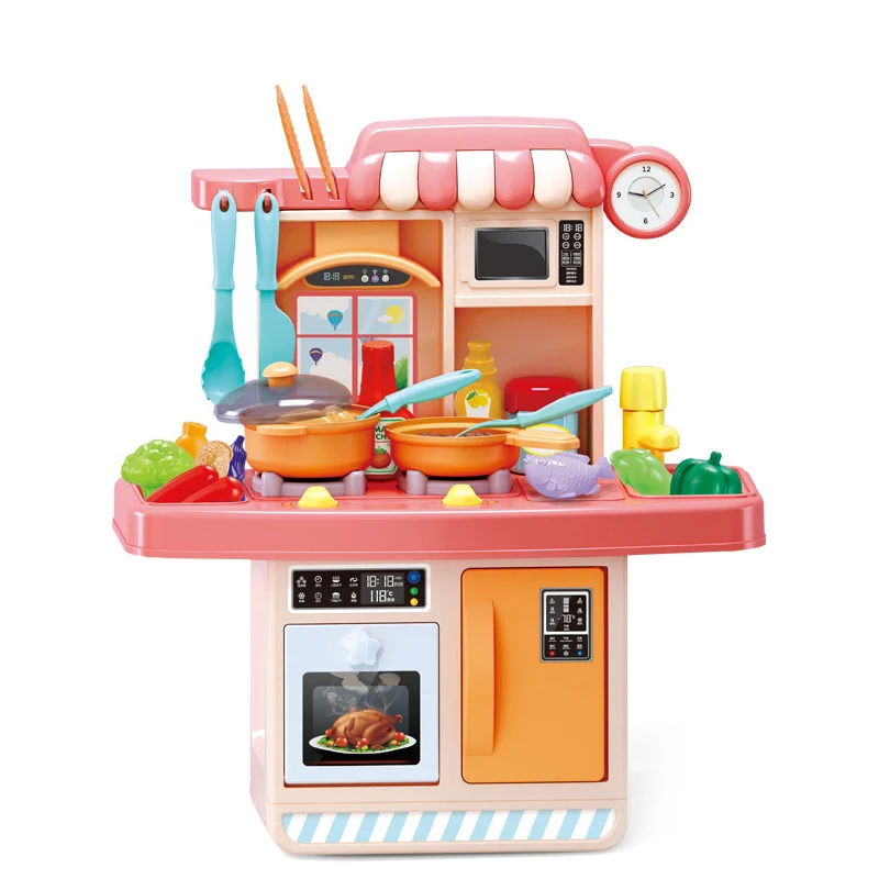 Simulation Kitchen Cooking Toy Set Children's - Temu