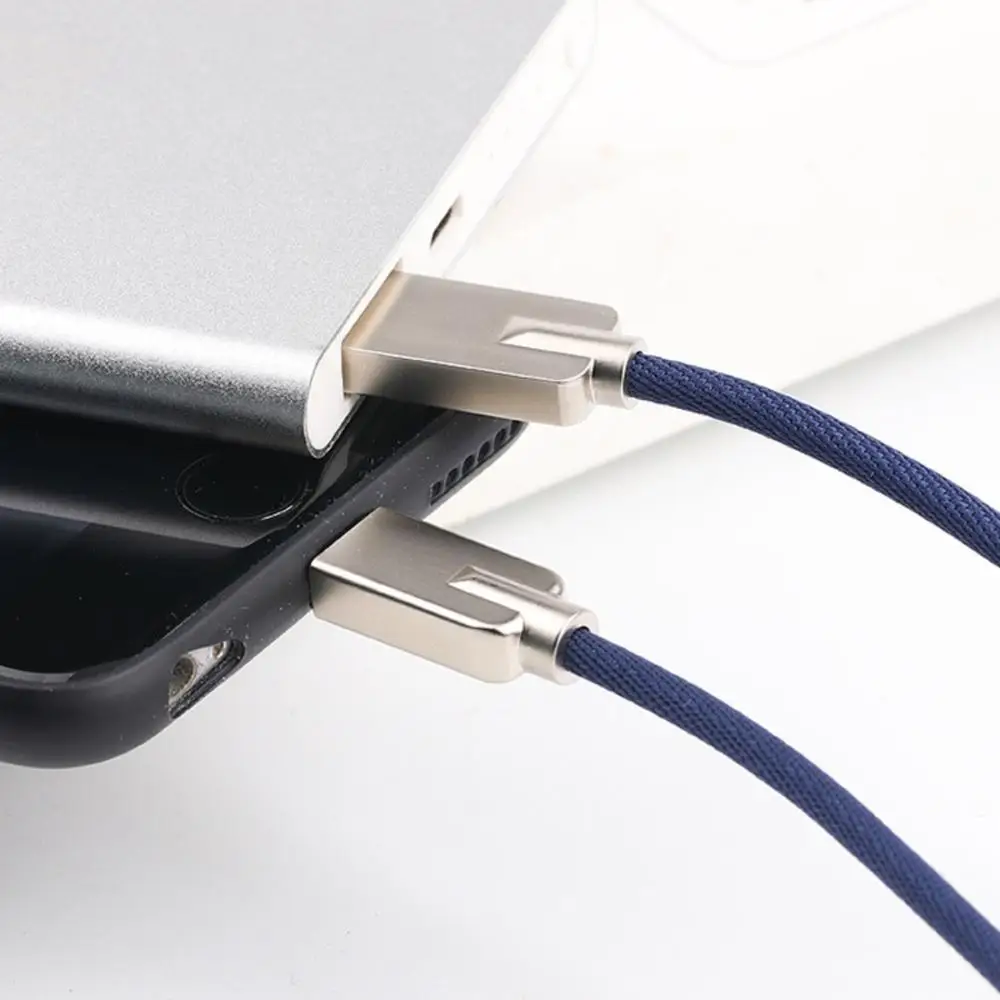 ТКАНЕВОЕ плетение, USB кабель из цинкового сплава, быстрозарядный кабель для быстрой зарядки USB кабель для iPhone6 7 8 X huawei Xiaomi Samsun Oppo