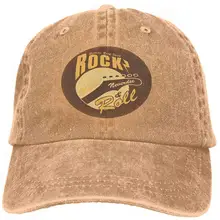 Унисекс сетчатая шляпа бейсболки для взрослых Солнцезащитная Шляпа Snapback Кепка рок-ролл графический дизайн песочный цвет