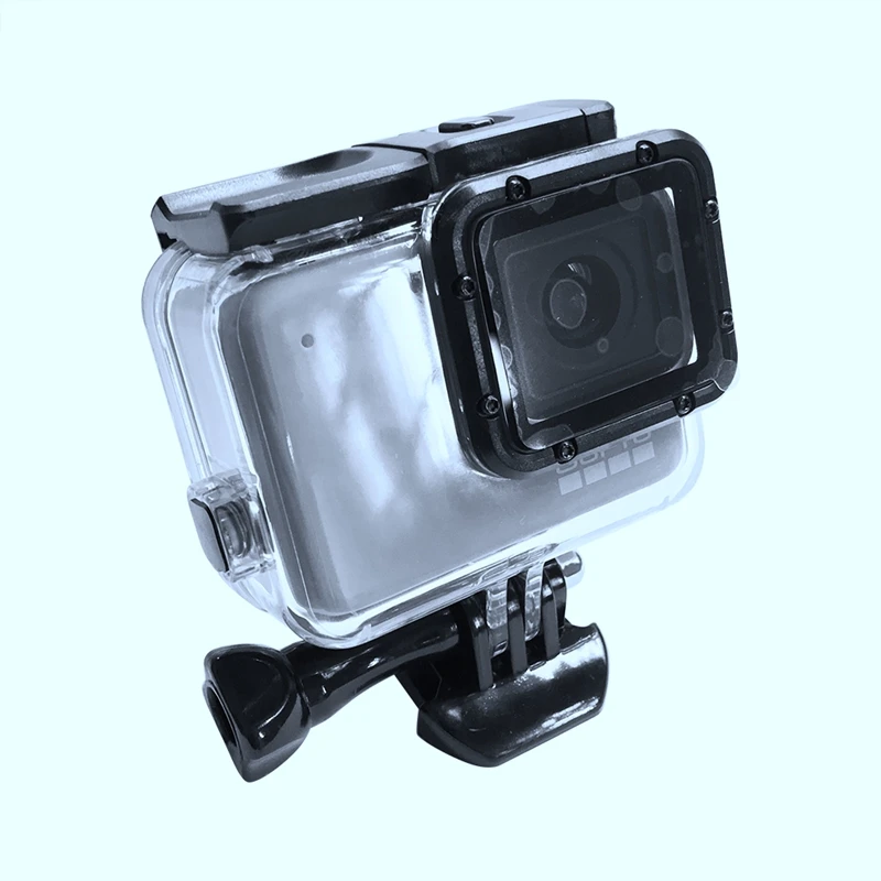 Чехол для дайвинга для Gopro Hero 7 Белый Серебряный Водонепроницаемый защитный чехол для камеры