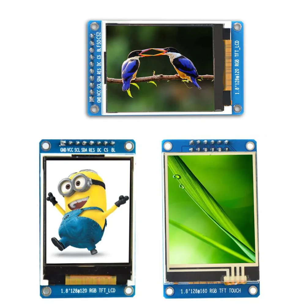 8/10/12 контактов 1 8 дюймовый ЖК экран модуль TFT LCD последовательный порт SPI цветной