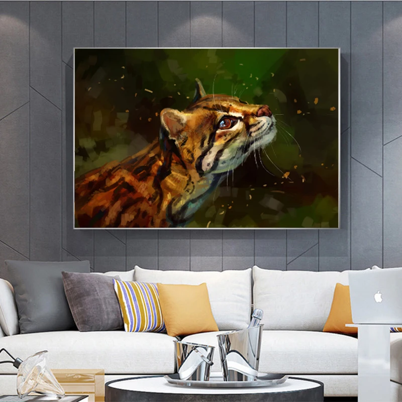 abstract oil animal4