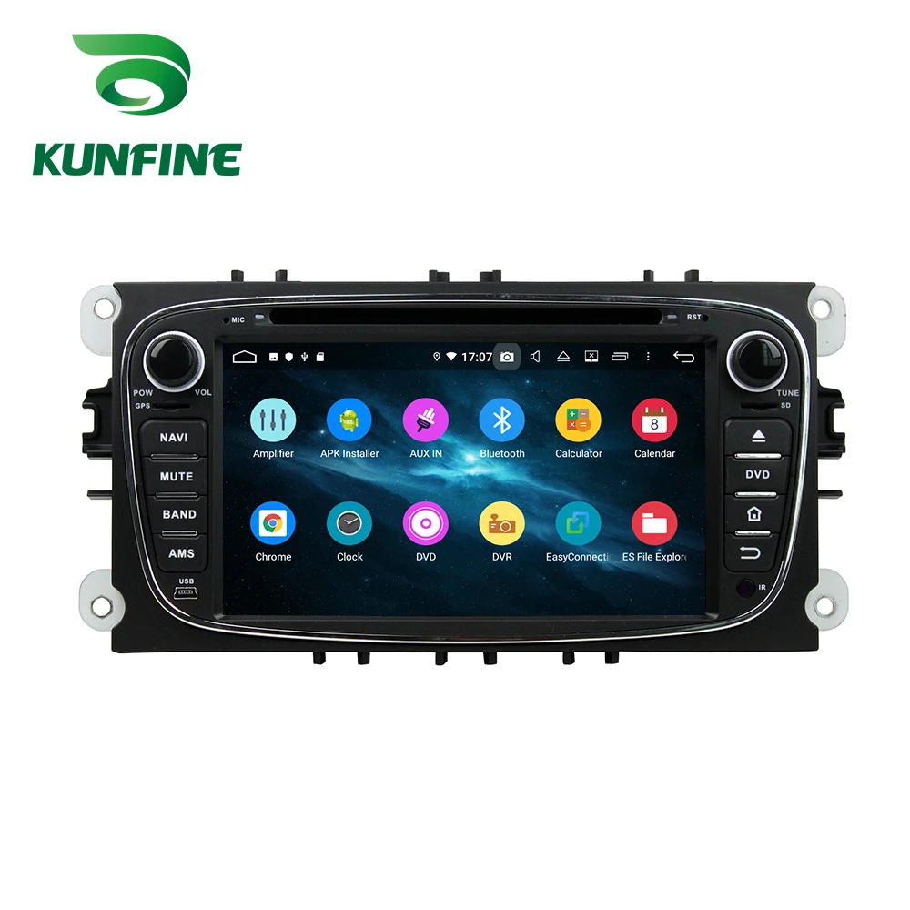 Excellent Android 9.0 Octa Core 4GB RAM 64GB Rom Car DVD GPS Multimedia Player Car Stereo for Ford Focus 2008-2010 Radio Headunit WIFI 2