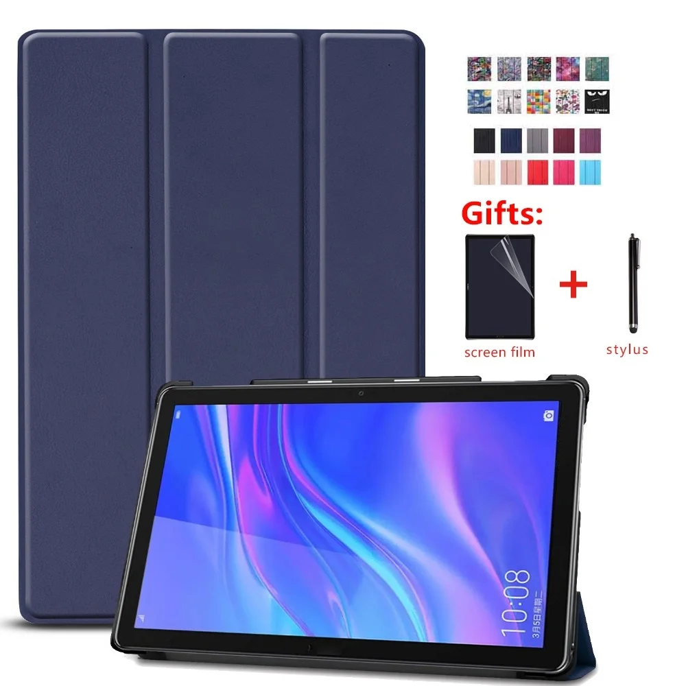 

Case For Huawei Mediapad M5 10.8" Smart PU Leather Case For Huawei Mediapad M5 Pro 10.8 inch Free Gift for Soft Flim Stylus pen