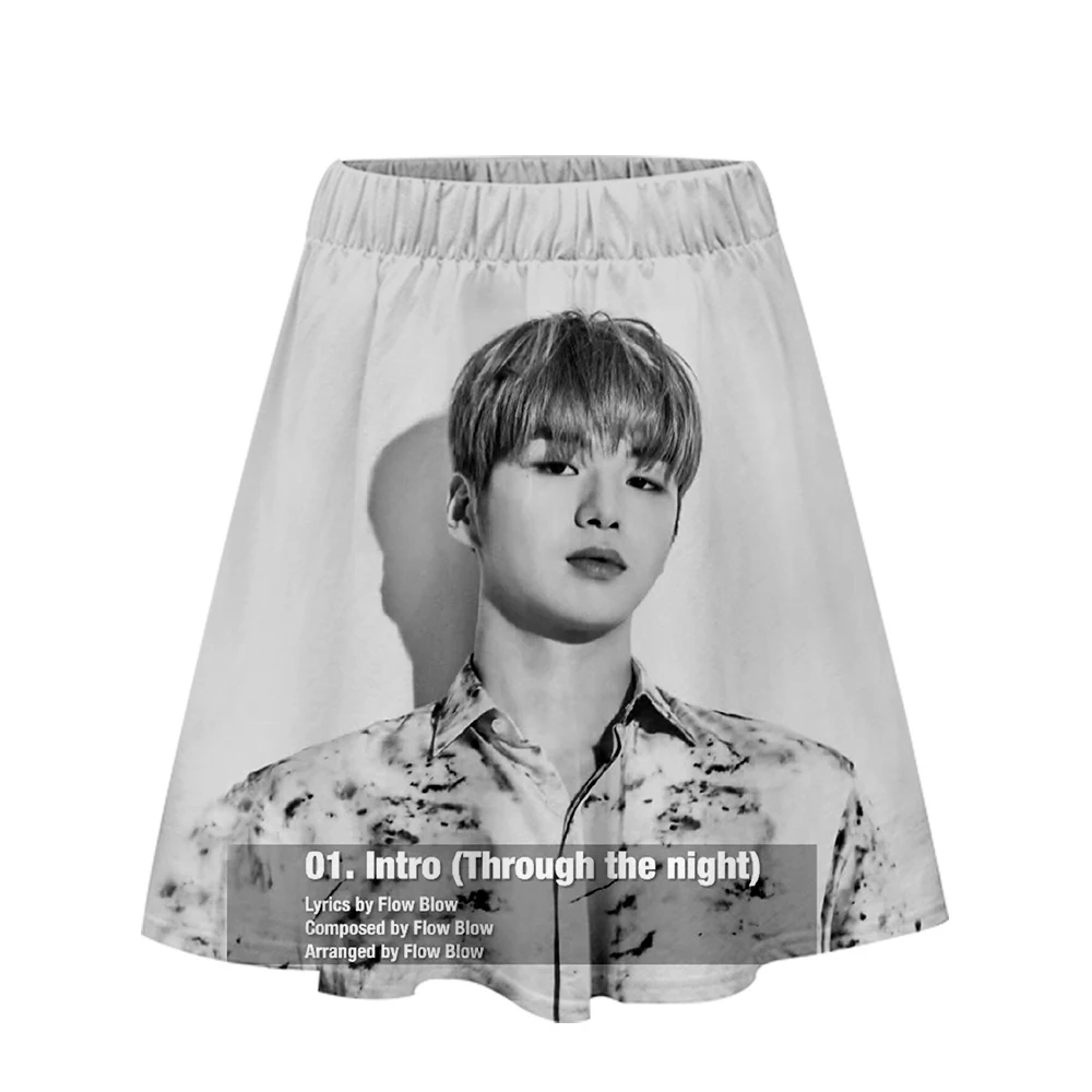 

Kang Daniel 2019 new skirts k-pop casual fashion popular Kpop high end women summer skirt