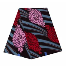 Африканская Хлопковая восковая ткань с принтом дизайн из Анкары и Нигерии цветочный Голландский Настоящий Воск ткань для одежды обувь сумка