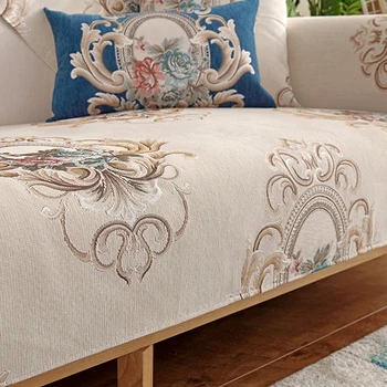 

New Winter Chenille Sofa Cushion Non-slip Fabric Four Seasons Universal Cover Towel Cushion Sofa Covers for Living Room Modern