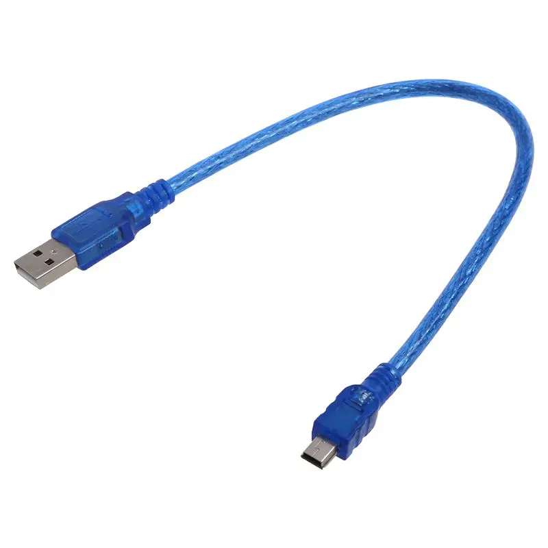 Nano V3.0 AVR ATmega328 P-20AU Module Board Black Blue w USB Cable