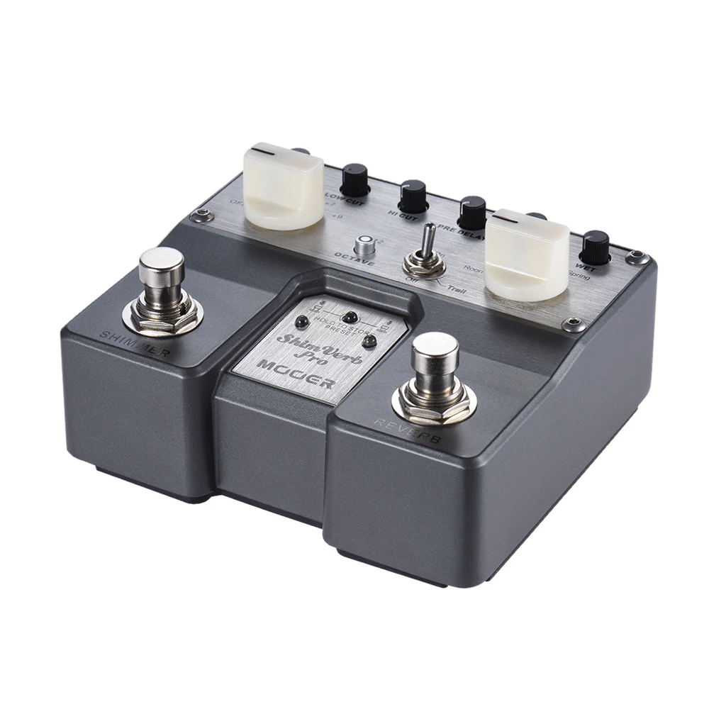 

ShimVerb Pro Digital Reverb Guitar Effect Pedal with Shimmer Effect 5 Reverberation Modes Twin Footswitch