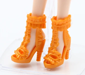 5pair Boots shoes For High Doll's Shoes Doll Boots Accessories girls toys et024 doll shoes