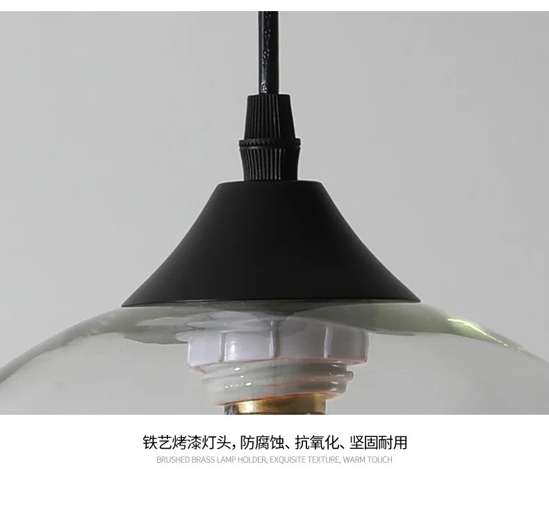 Североевропейский Стиль Ресторан небольшой Droplight цвет Золотая рыбка чаша стеклянная современная люстра в минималистическом стиле барная стойка кофе Sho