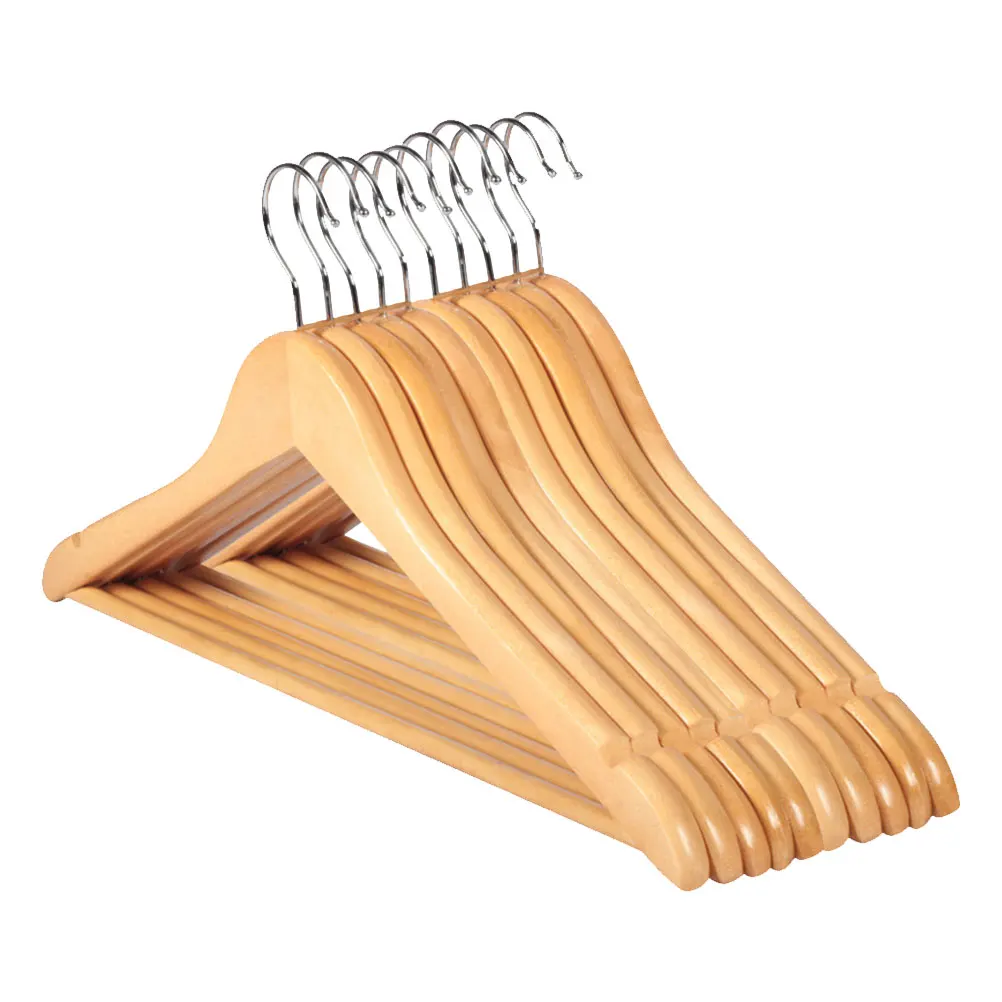 40pcs Solid Wood Hanger Non-Slip Hangers Clothes Hangers Shirts Sweaters Dress Hanger Drying Rack for Home