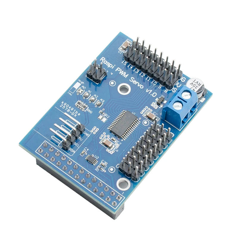 1 шт. Raspberry Pi 16-way Управление Плата расширения для Arduino Поддержка 256-way рулевой двигатель
