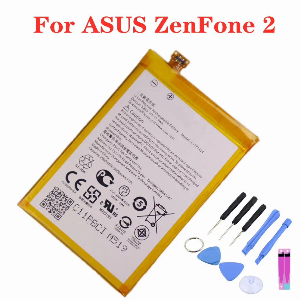 Высококачественный аккумулятор C11P1424 для ASUS ZenFone 2 ZE551ML ZE550ML Z00A Z00AD Z00ADA Z00ADB Z008D Z008DB