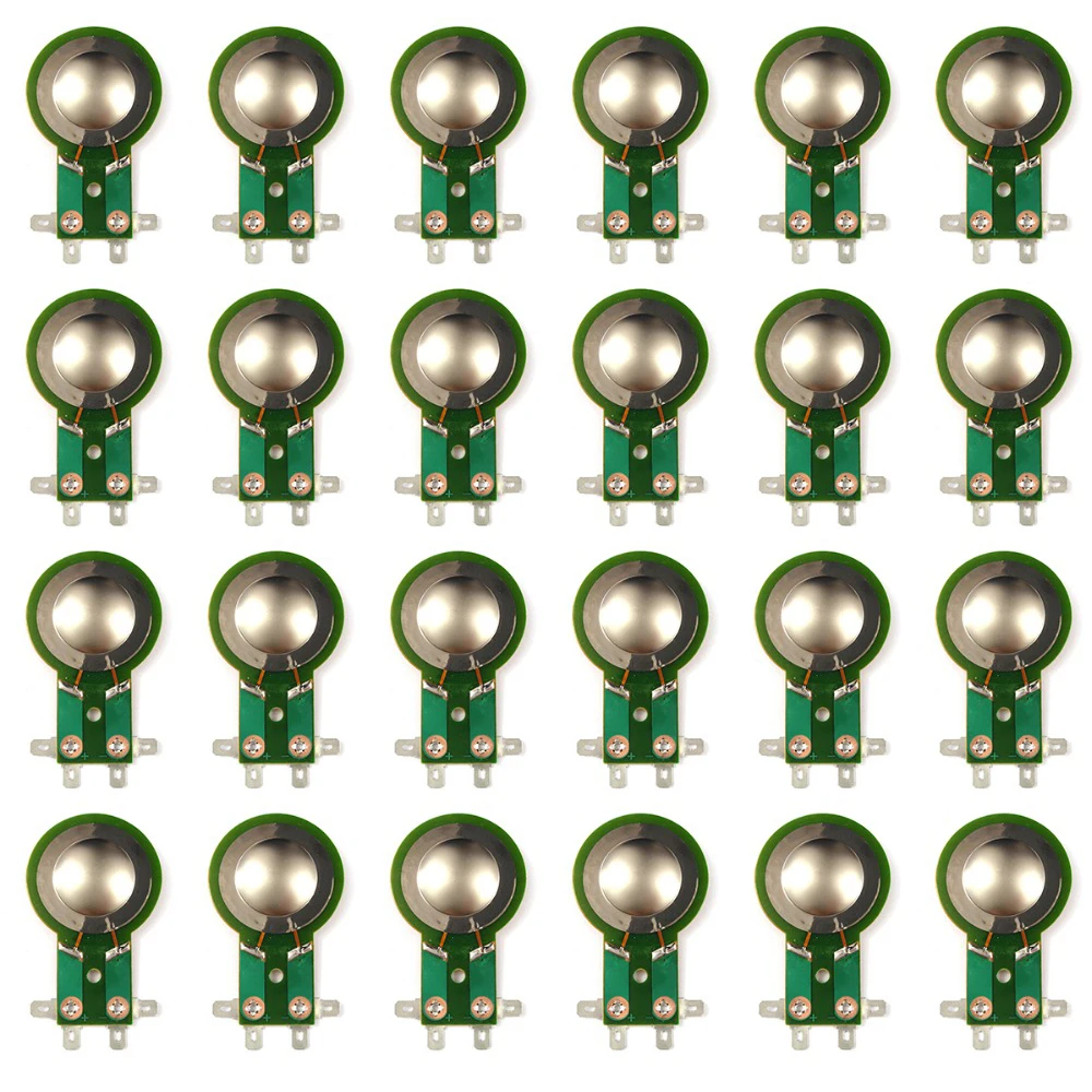 Diaframma Tweeter A Cupola In Titanio Aim/ Fostex Da 20 Pezzi 4 Ohm N30,025N08, 025H27, 025H30 Fostex, Pendente N30,N08,H025N08