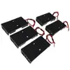 5Pcs 2 x 1.5V AA Battery Holder Case Box Black w Wire Leads ► Photo 3/5