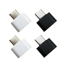 2 pces usb universal para tipo c adaptador para android móvel mini tipo-c jack divisor smartphone usb c conectores otg conversor