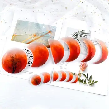 

Lunar Eclipse Resin Mold Astronomy Crescent Moon Phases Silicone UV Resin Mold F3MF