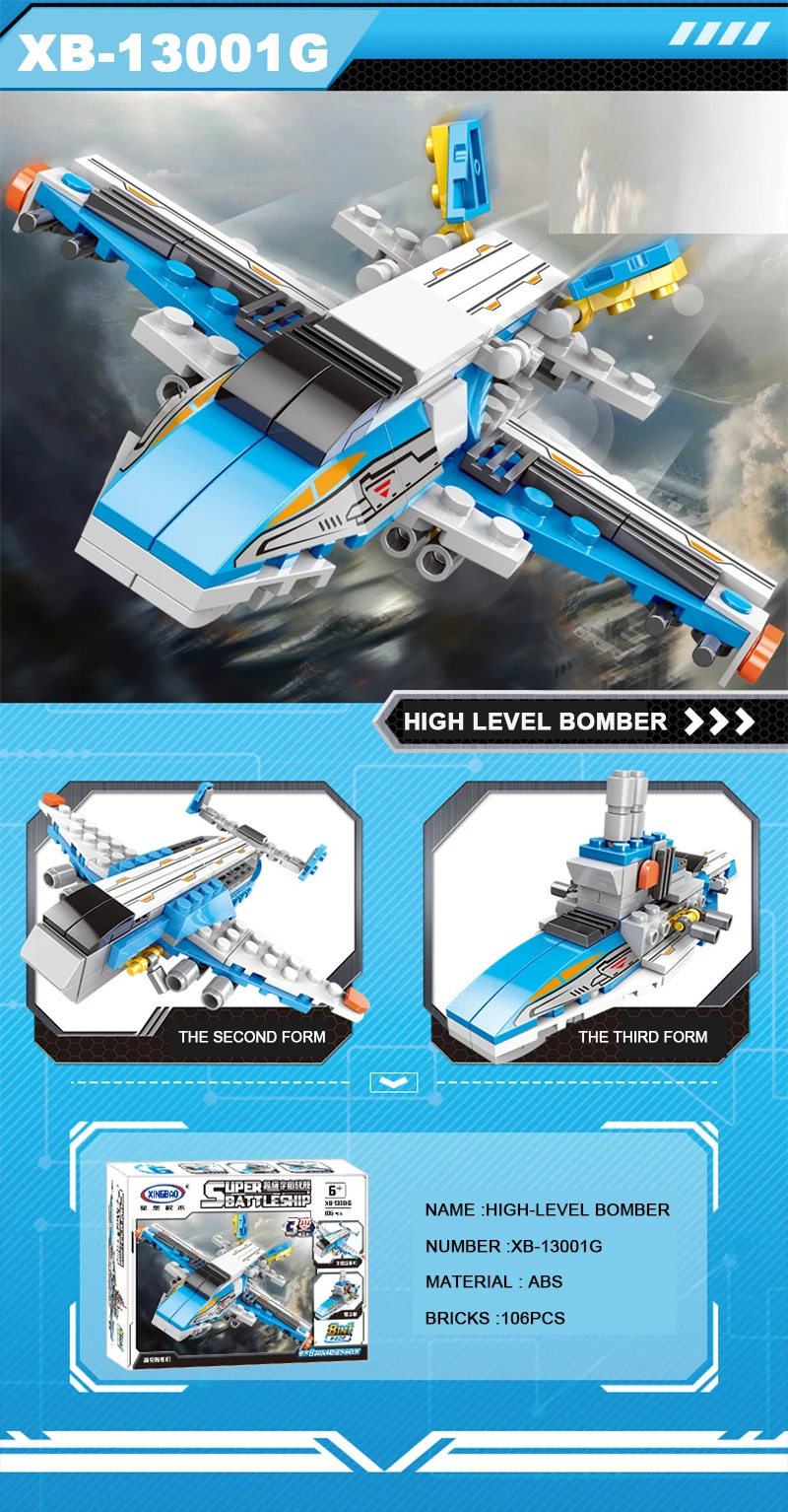 XINGBAO 8 в 1 серии Super Universe Battleship авианосцы совместимые лесет технологические строительные блоки кирпичи игрушки подарки