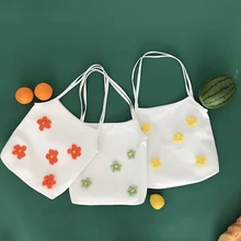 Angelatarch Новое поступление японский Вязание настроить холст свежий Повседневный цветочный цветок сумки тоут на одно плечо хозяйственная сумка