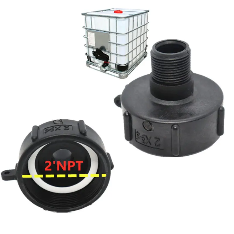 

3/4 Inch IBC Tank Ose Adapter Reducer Connector Water Tank Fitting Thread Garden Hose Hard Pipe Tap Cap Joint Valve Accessories