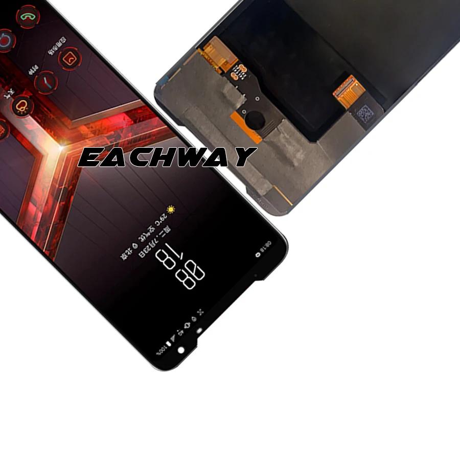 Оригинальный ЖК дисплей для Asus ROG Phone2 ZS660KL кодирующий преобразователь сенсорного